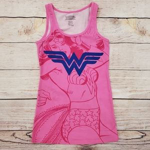 Wonder Woman/DC Comics Pink Tank Top